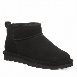 Botki Damskie Bearpaw Shorty Czarne | PEF4755GG