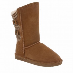 Buty Wysokie Damskie Bearpaw Boshie Brązowe | APL1214FP