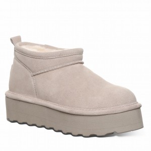 Buty na Platformie Damskie Bearpaw Retro Super Shorty Brązowe | WTN4426XE