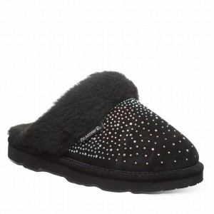 Kapcie Damskie Bearpaw Loki Exotic Czarne | DAP5190ZQ