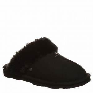 Kapcie Damskie Bearpaw Loki Vegan Czarne | UDU7536CI