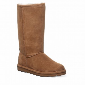 Kozaki Damskie Bearpaw Elle Tall Brązowe | QUS3991DH