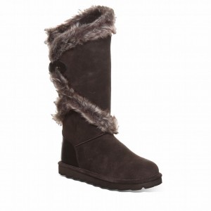 Kozaki Damskie Bearpaw Sheilah Brązowe | LET888PU