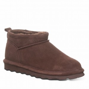 Kozaki Damskie Bearpaw Super Shorty Wide Brązowe | IKZ8560LR