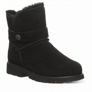 Kozaki Damskie Bearpaw Wellston Czarne | QPR3317IS