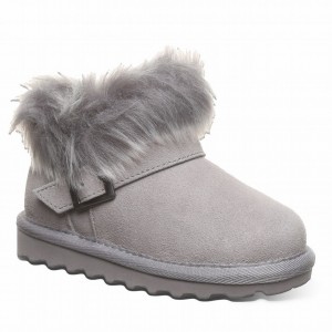 Kozaki Dziecięce Bearpaw Jasmine Toddler Szare | OUM2080LZ