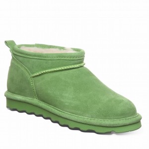 Śniegowce Damskie Bearpaw Super Shorty Zielone | JJH861BI