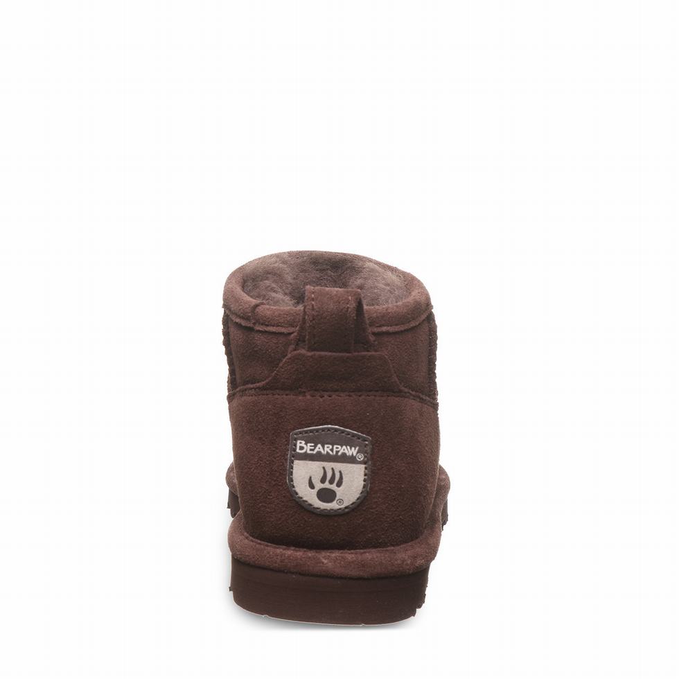 Botki Damskie Bearpaw Shorty Brązowe | CPK4674BV