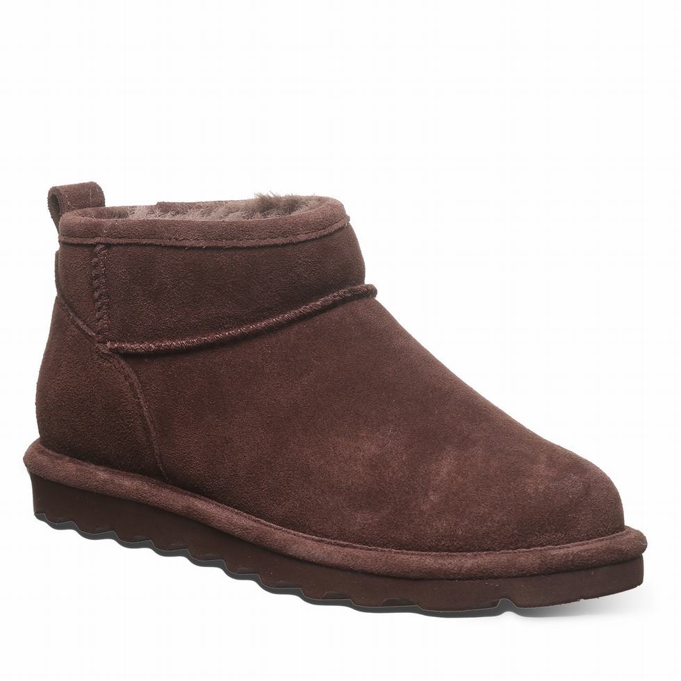 Botki Damskie Bearpaw Shorty Brązowe | CPK4674BV