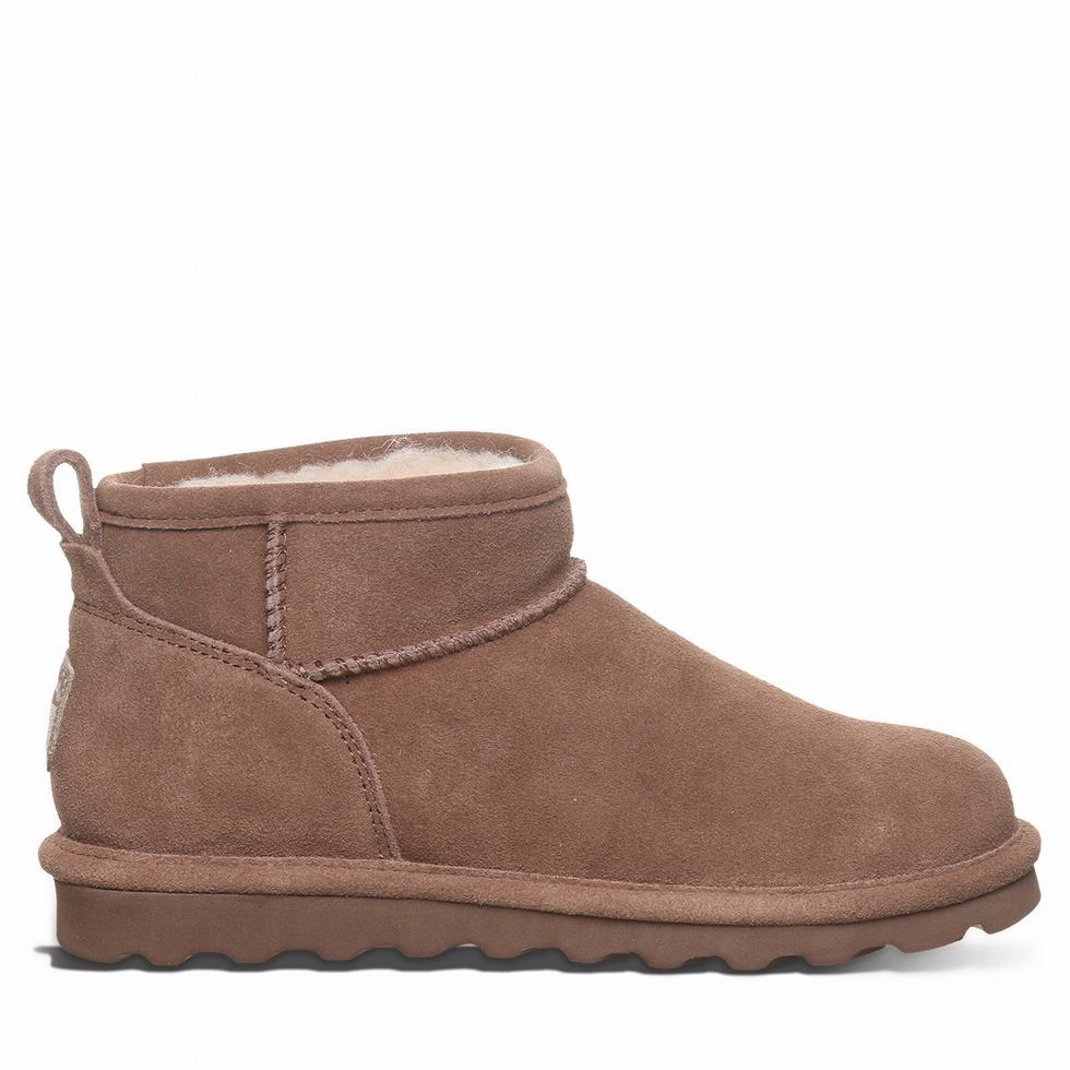 Botki Damskie Bearpaw Shorty Brązowe | CZQ265GL