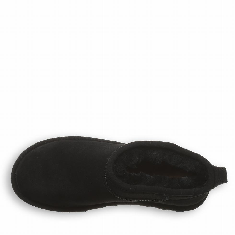 Botki Damskie Bearpaw Shorty Czarne | PEF4755GG