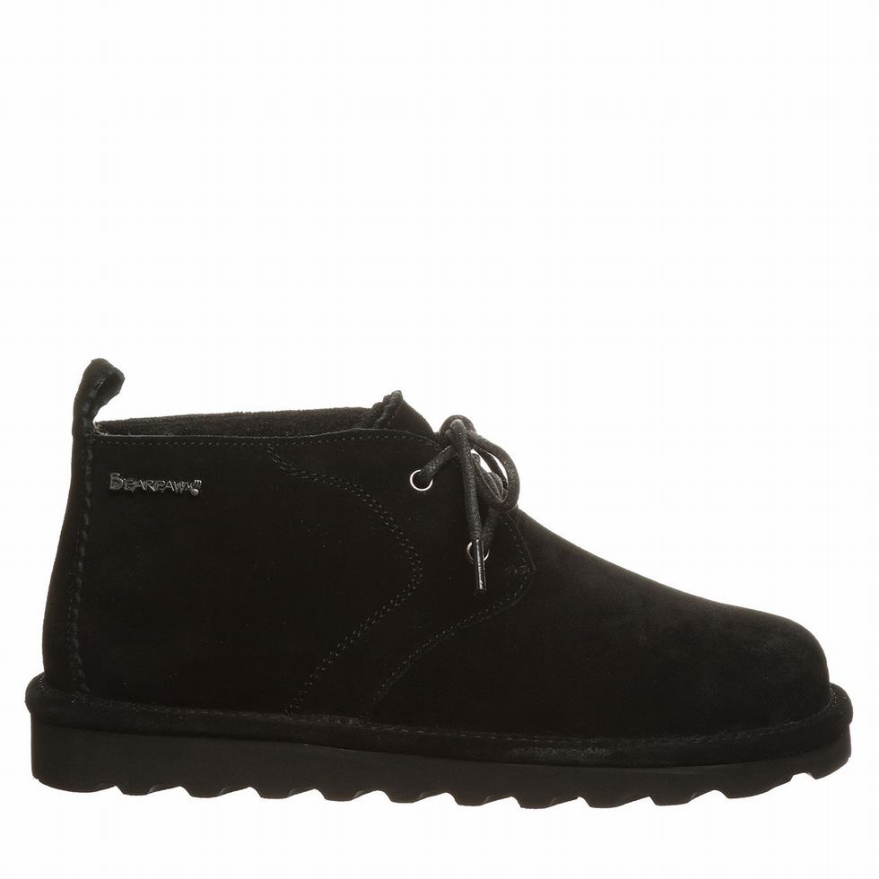 Buty Chukka Damskie Bearpaw Skye Wide Czarne | UIX8120FW