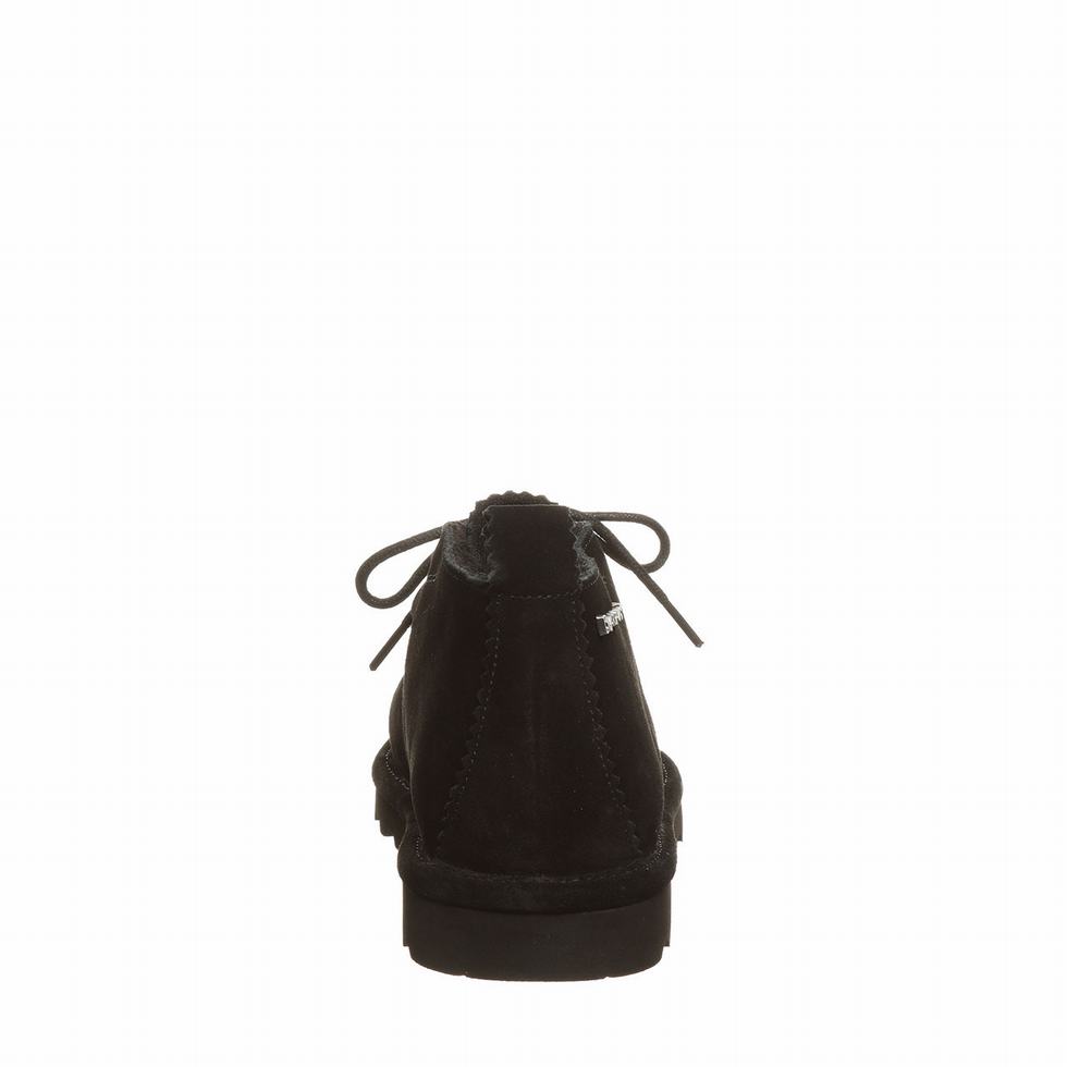 Buty Chukka Damskie Bearpaw Skye Wide Czarne | UIX8120FW