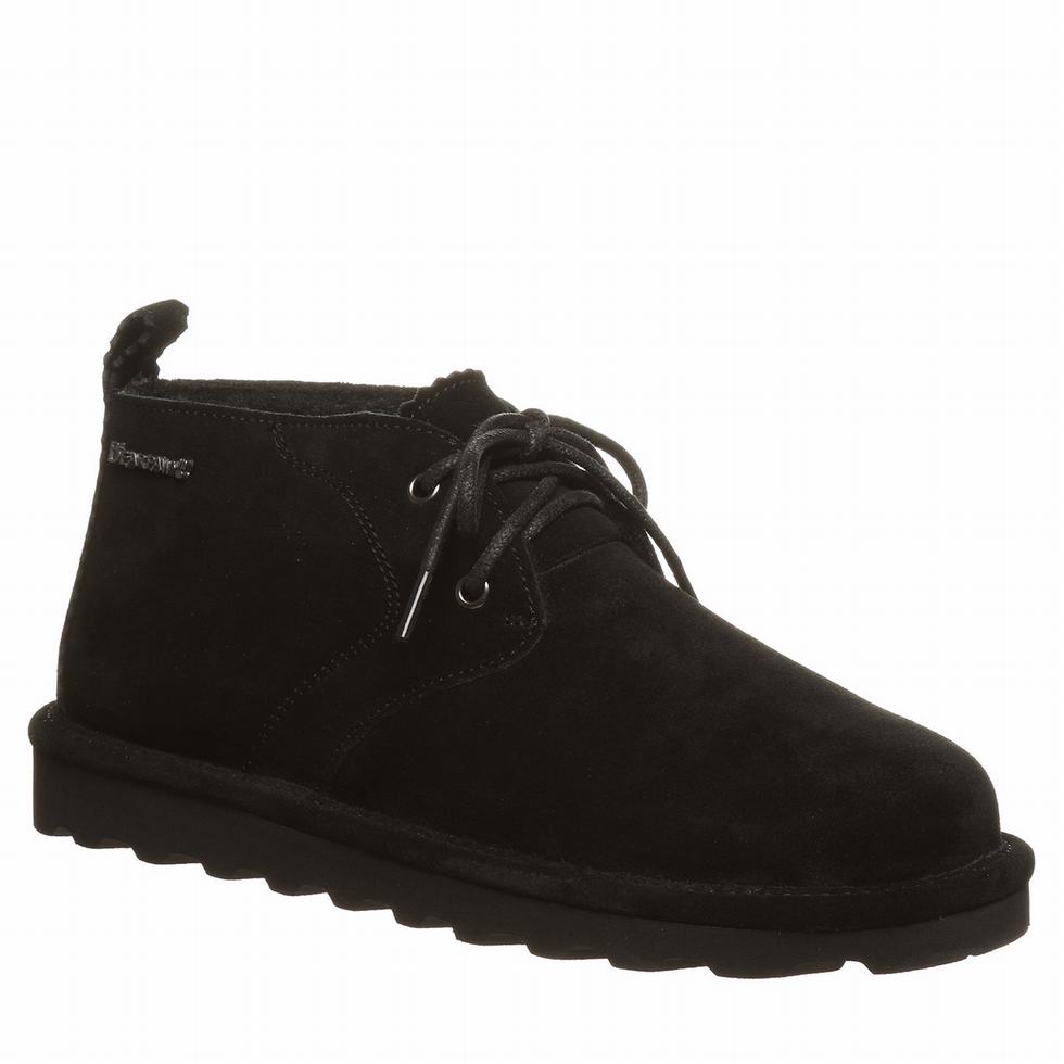 Buty Chukka Damskie Bearpaw Skye Wide Czarne | UIX8120FW