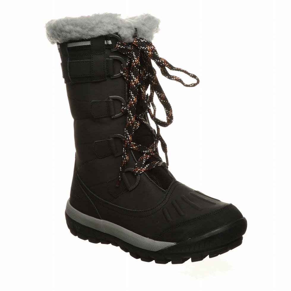 Buty Trekkingowe Damskie Bearpaw Desdemona Czarne | BJA9337AT