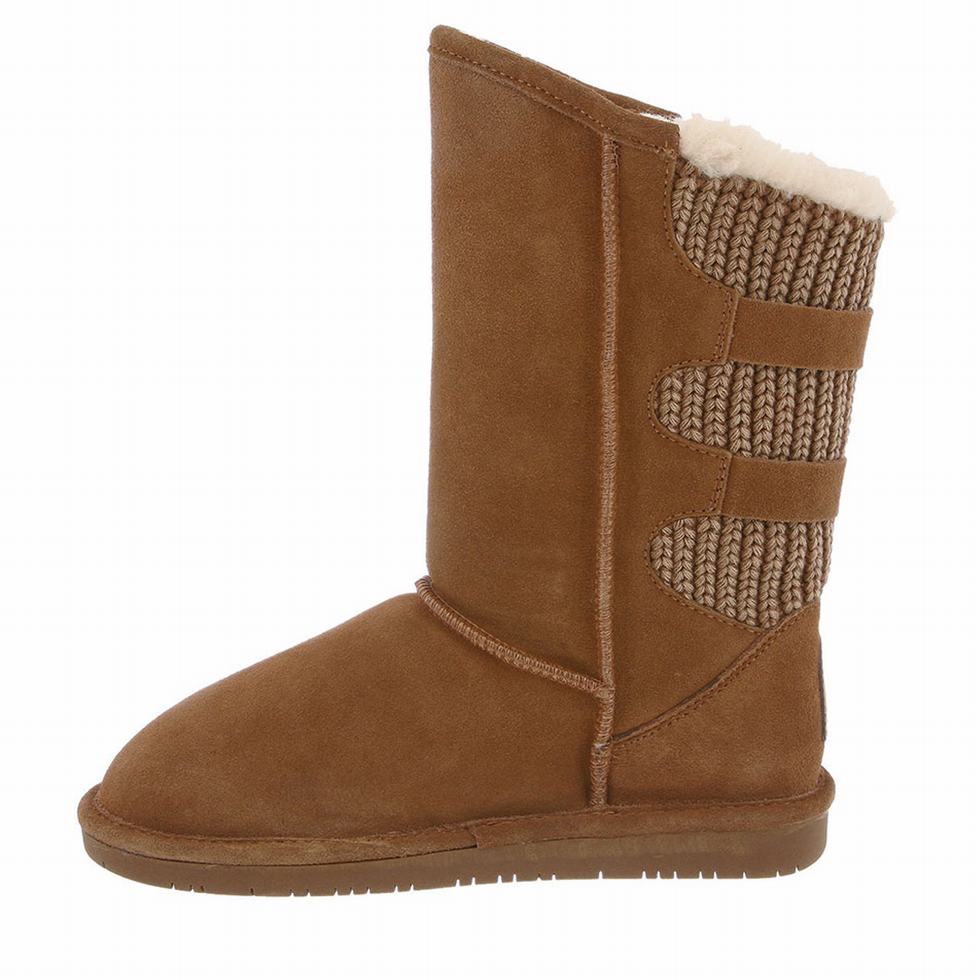 Buty Wysokie Damskie Bearpaw Boshie Brązowe | APL1214FP