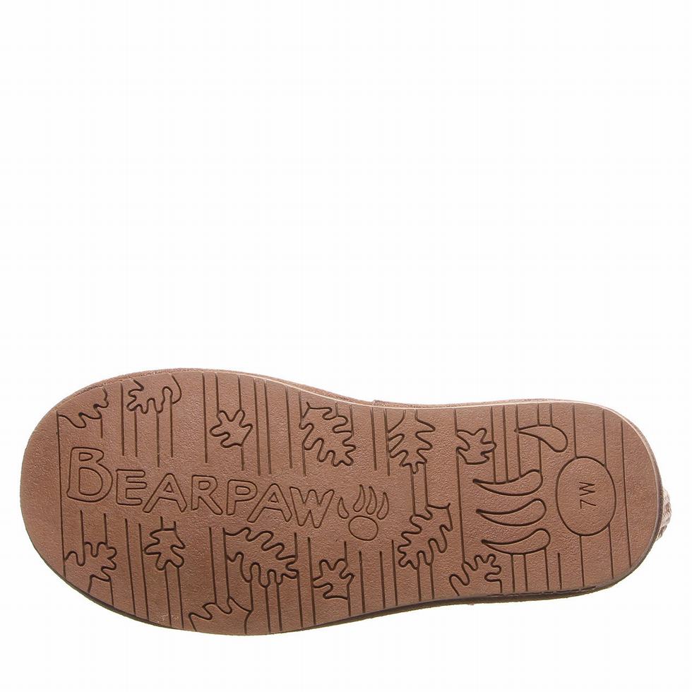 Buty Wysokie Damskie Bearpaw Boshie Wide Brązowe | HLN6579OB