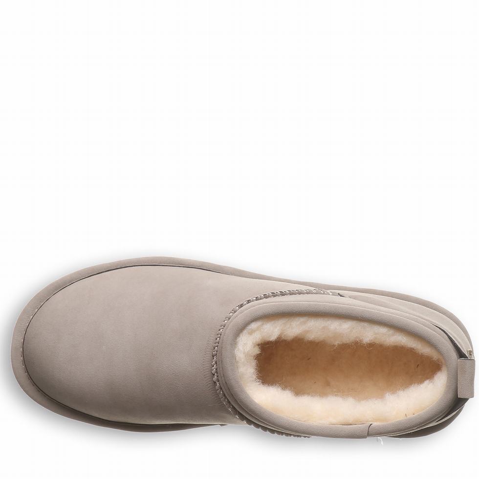 Buty na Platformie Damskie Bearpaw Retro Super Shorty Vegan Beżowe | NAP203JJ