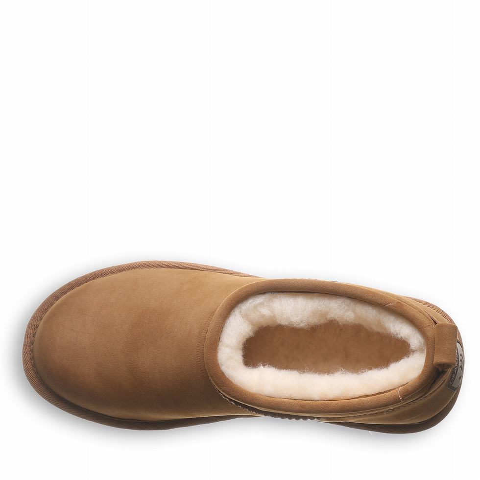 Buty na Platformie Damskie Bearpaw Retro Super Shorty Vegan Brązowe | MFL218XQ