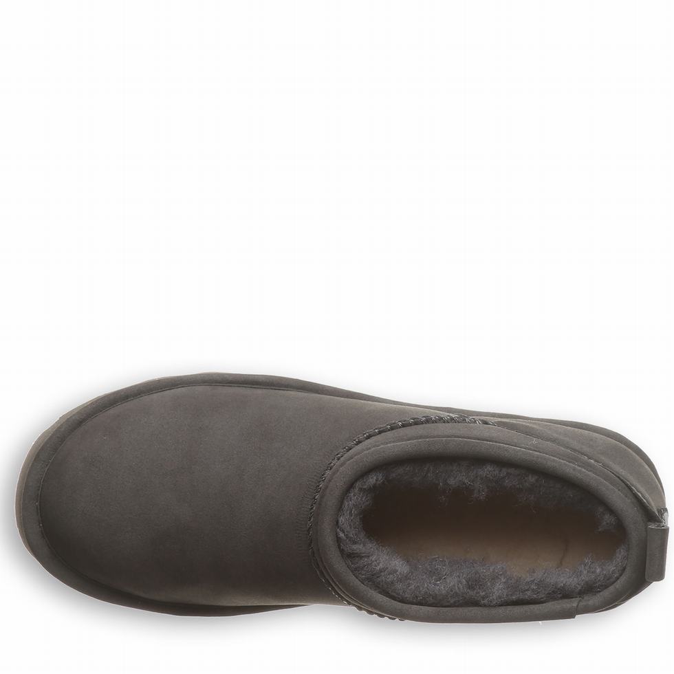 Buty na Platformie Damskie Bearpaw Retro Super Shorty Vegan Szare | GDY8926HO