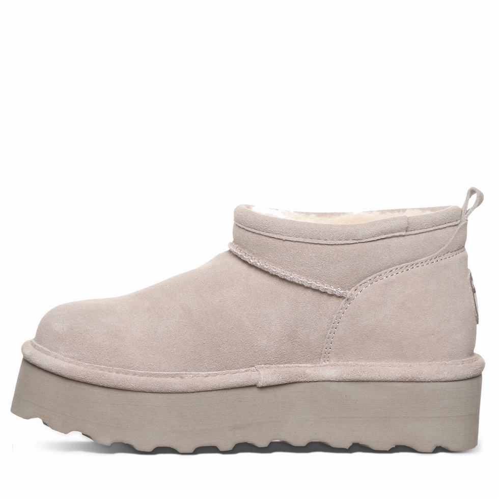 Buty na Platformie Damskie Bearpaw Retro Super Shorty Brązowe | WTN4426XE