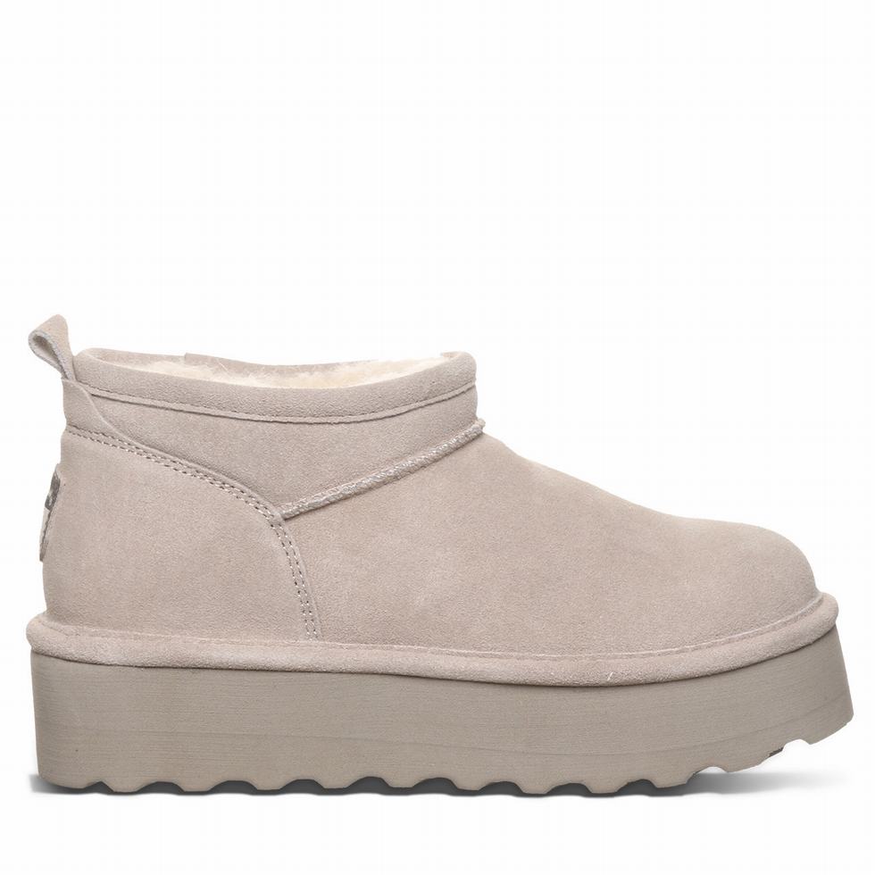 Buty na Platformie Damskie Bearpaw Retro Super Shorty Brązowe | WTN4426XE