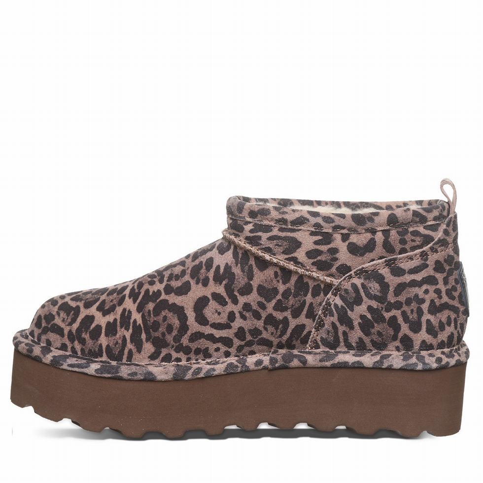 Buty na Platformie Damskie Bearpaw Retro Super Shorty Brązowe | EGN9069KV