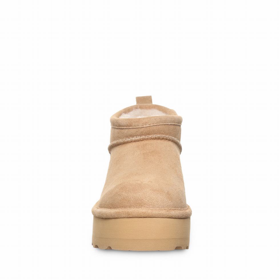 Buty na Platformie Damskie Bearpaw Retro Super Shorty Brązowe | BST8081MQ