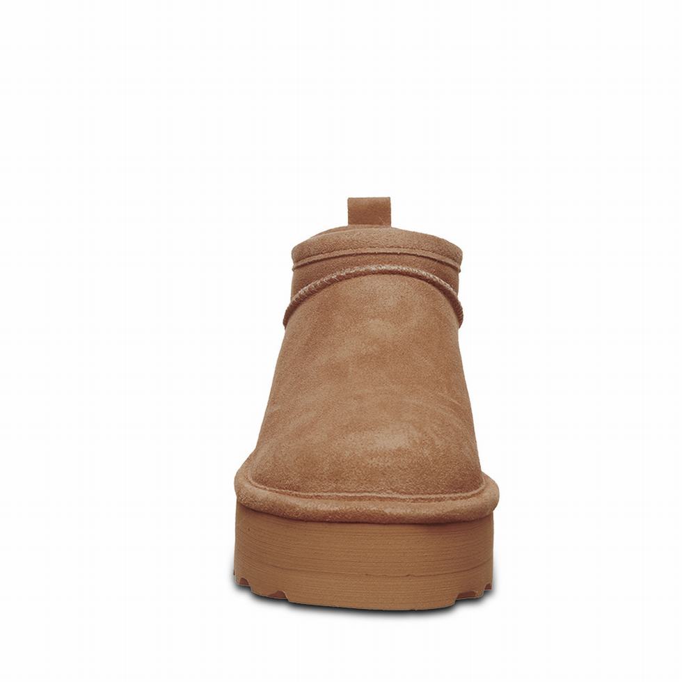 Buty na Platformie Damskie Bearpaw Retro Super Shorty Brązowe | NCB7749DJ