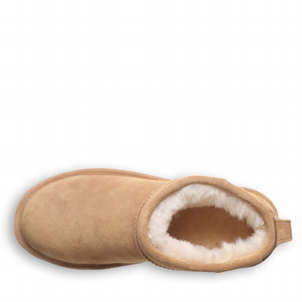 Buty na Platformie Damskie Bearpaw Retro Shorty Brązowe | FPI1421EQ