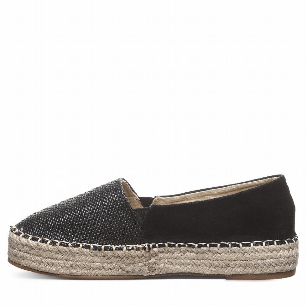 Espadryle Damskie Bearpaw Macchiato Czarne | OOG7867PB