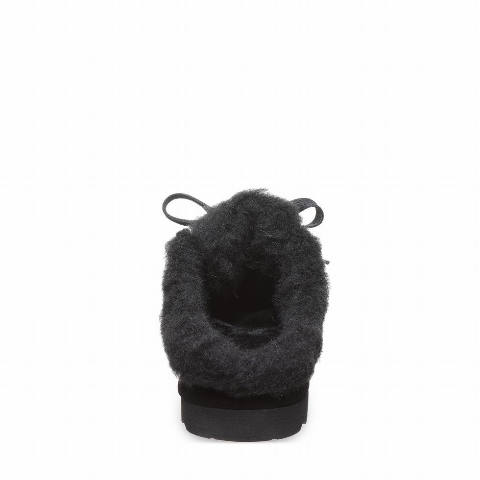 Kapcie Damskie Bearpaw Cedar Czarne | GFI8673ET