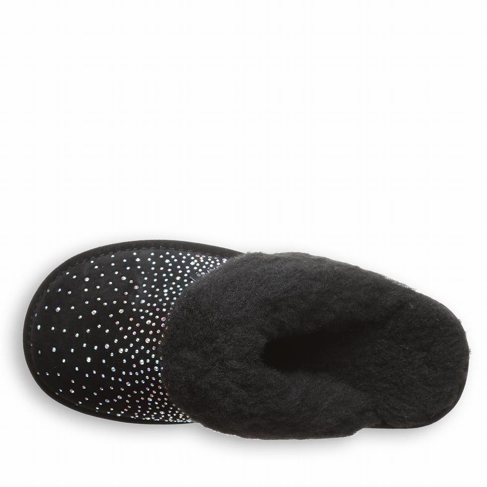 Kapcie Damskie Bearpaw Loki Exotic Czarne | DAP5190ZQ