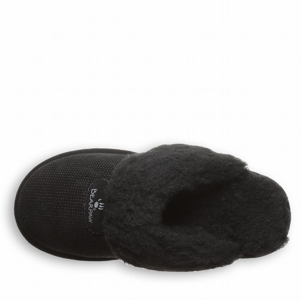 Kapcie Damskie Bearpaw Loki Exotic Czarne | ETG10013YP