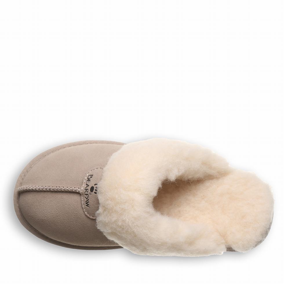 Kapcie Damskie Bearpaw Loki II Brązowe | PEL5295RB