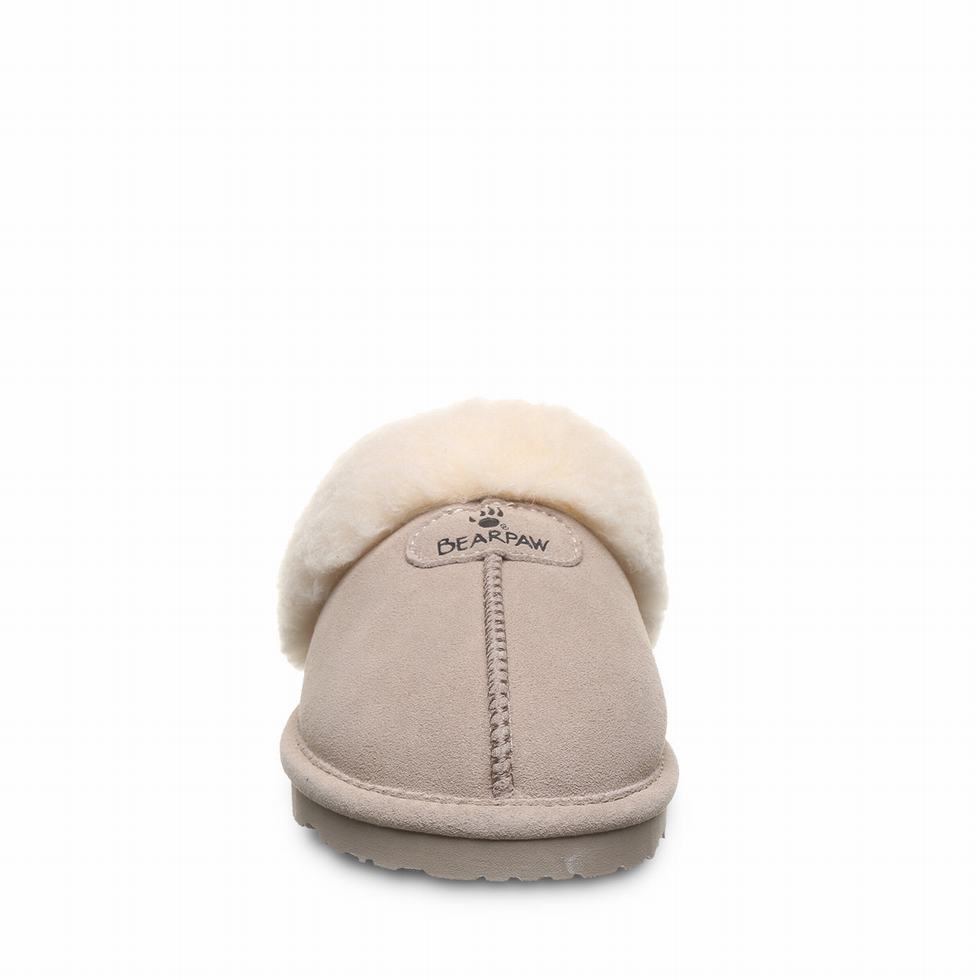 Kapcie Damskie Bearpaw Loki II Brązowe | PEL5295RB