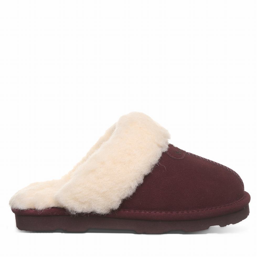 Kapcie Damskie Bearpaw Loki II Fioletowe | RTH289OU