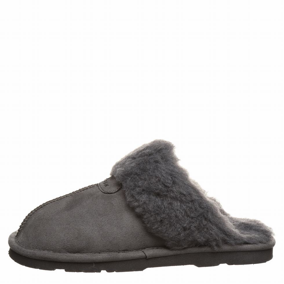 Kapcie Damskie Bearpaw Loki Vegan Czarne | OUG5943LD