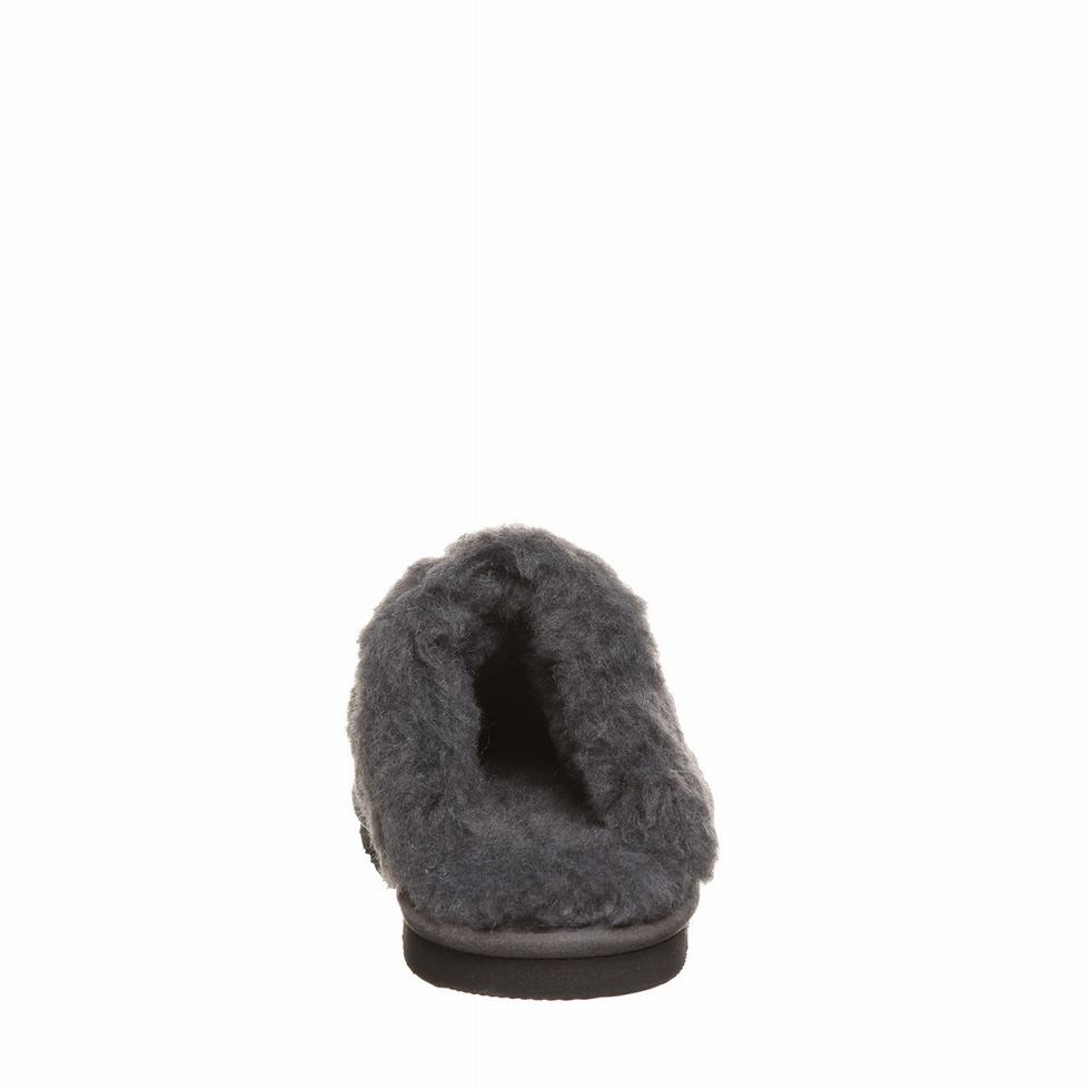 Kapcie Damskie Bearpaw Loki Vegan Czarne | OUG5943LD