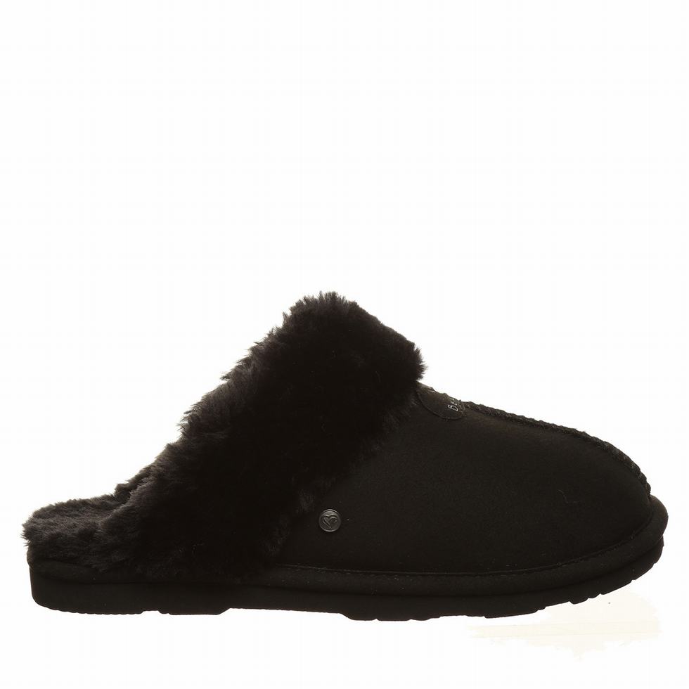 Kapcie Damskie Bearpaw Loki Vegan Czarne | UDU7536CI