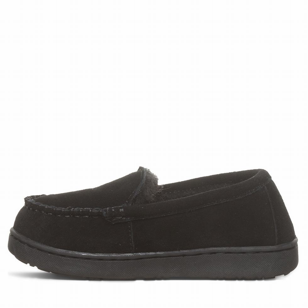 Kapcie Dziecięce Bearpaw Jamie Youth Czarne | PVP6693LQ