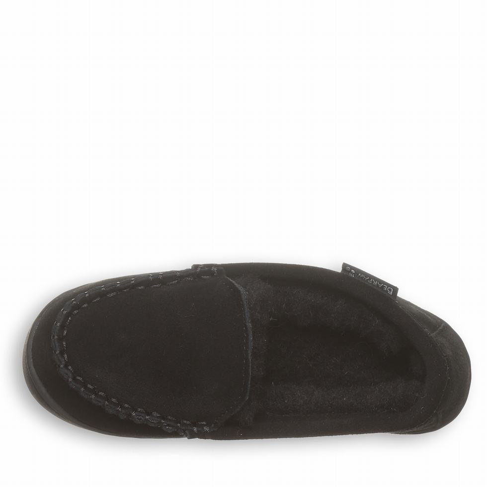 Kapcie Dziecięce Bearpaw Jamie Youth Czarne | PVP6693LQ