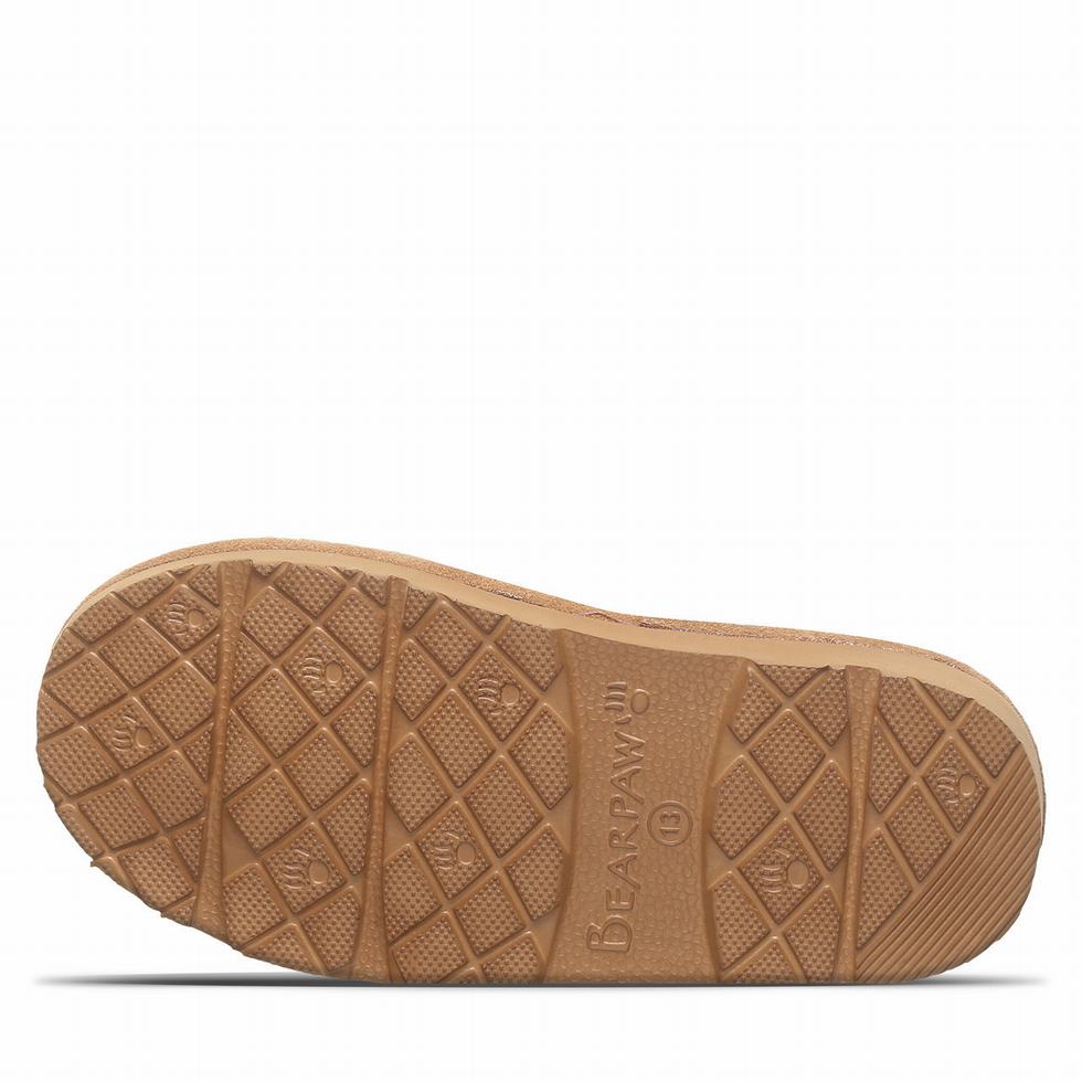 Kapcie Dziecięce Bearpaw Loki Youth Brązowe | COM7699IH