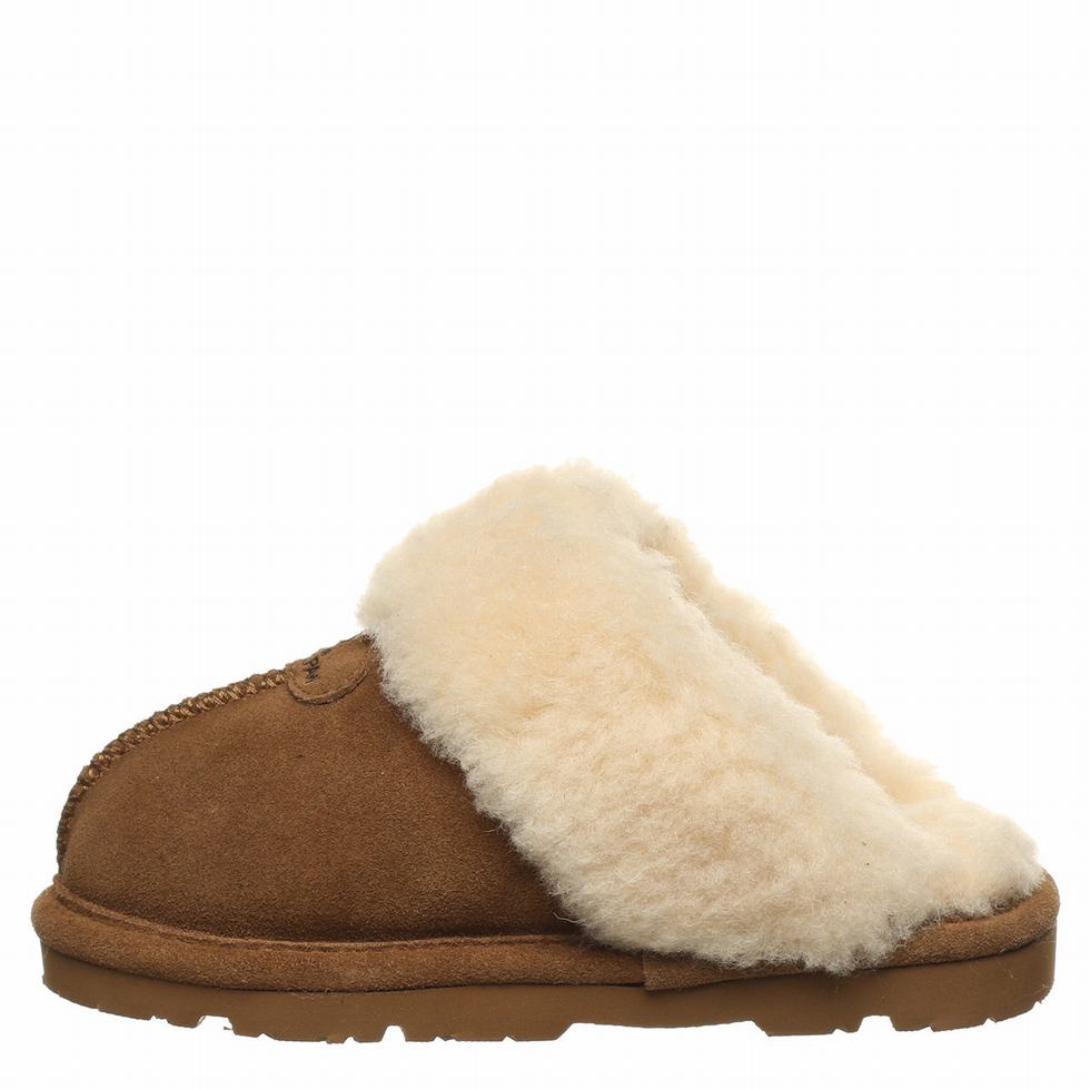 Kapcie Dziecięce Bearpaw Loki Youth Brązowe | HAS6690RW