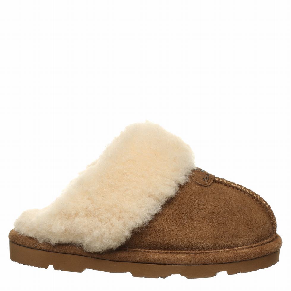 Kapcie Dziecięce Bearpaw Loki Youth Brązowe | HAS6690RW