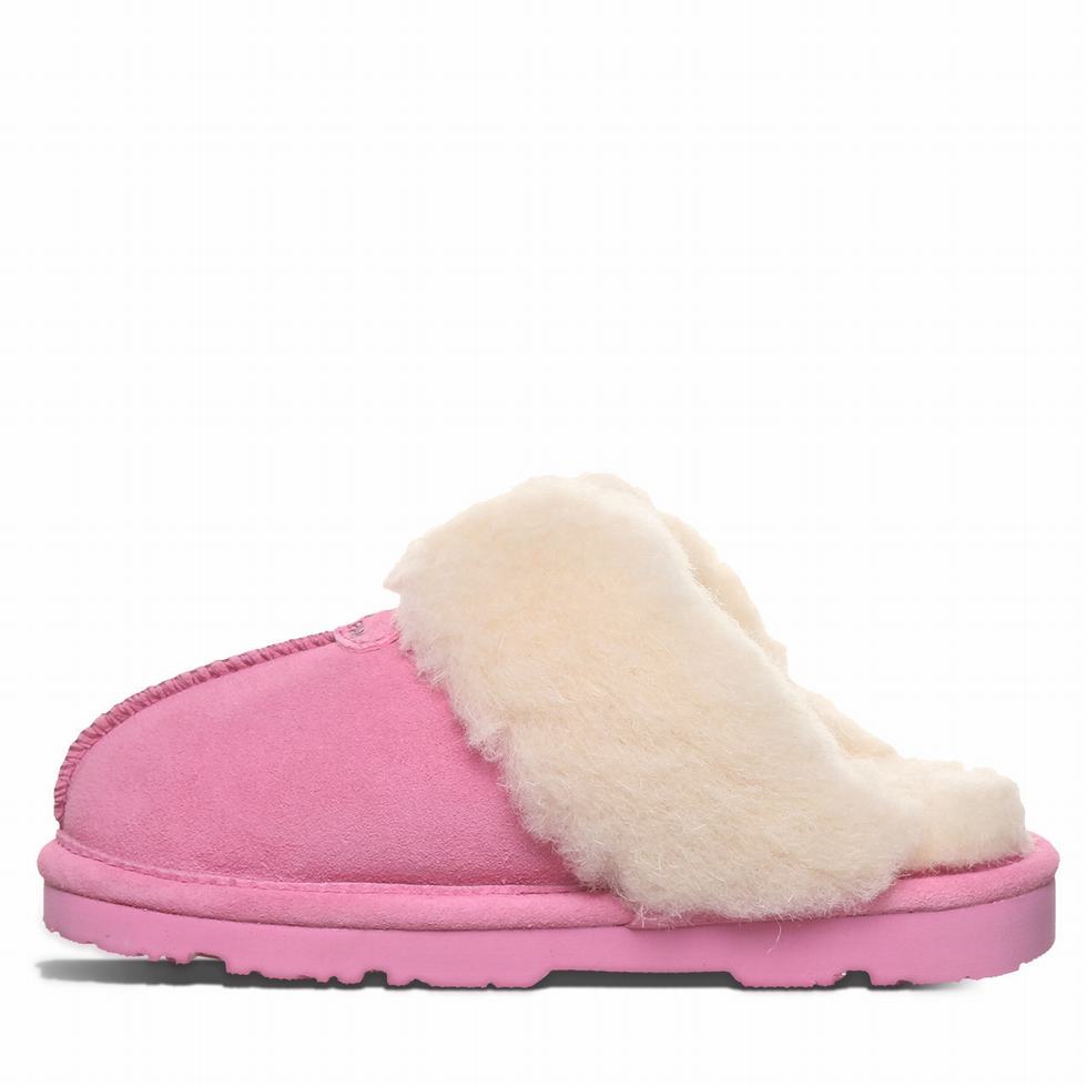 Kapcie Dziecięce Bearpaw Loki Youth Różowe | XFS5319VU