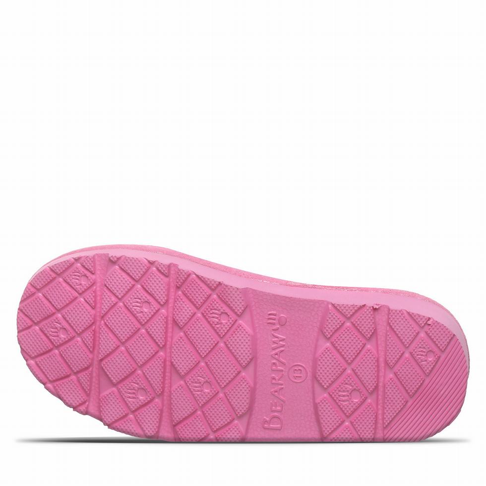 Kapcie Dziecięce Bearpaw Loki Youth Różowe | XFS5319VU