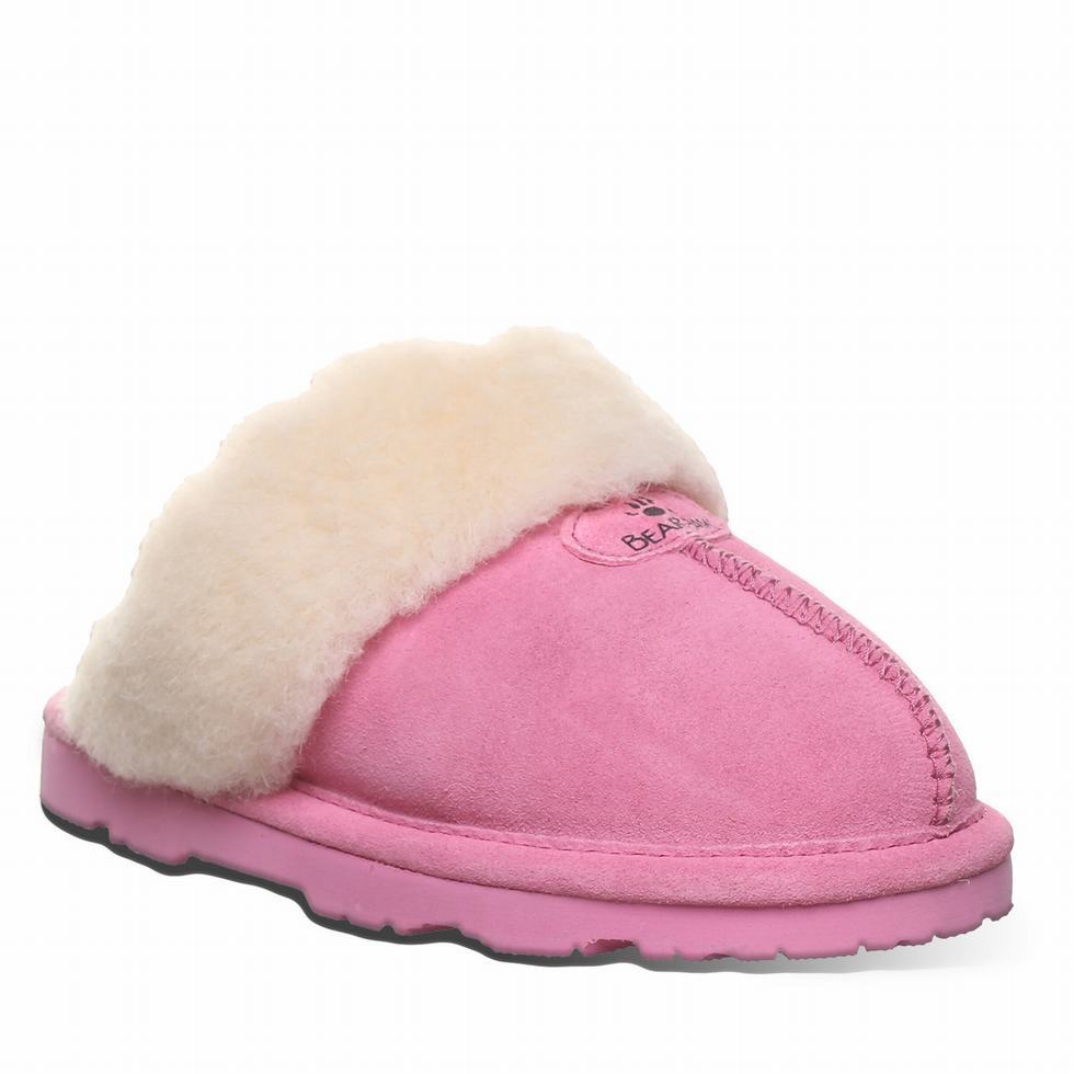 Kapcie Dziecięce Bearpaw Loki Youth Różowe | XFS5319VU