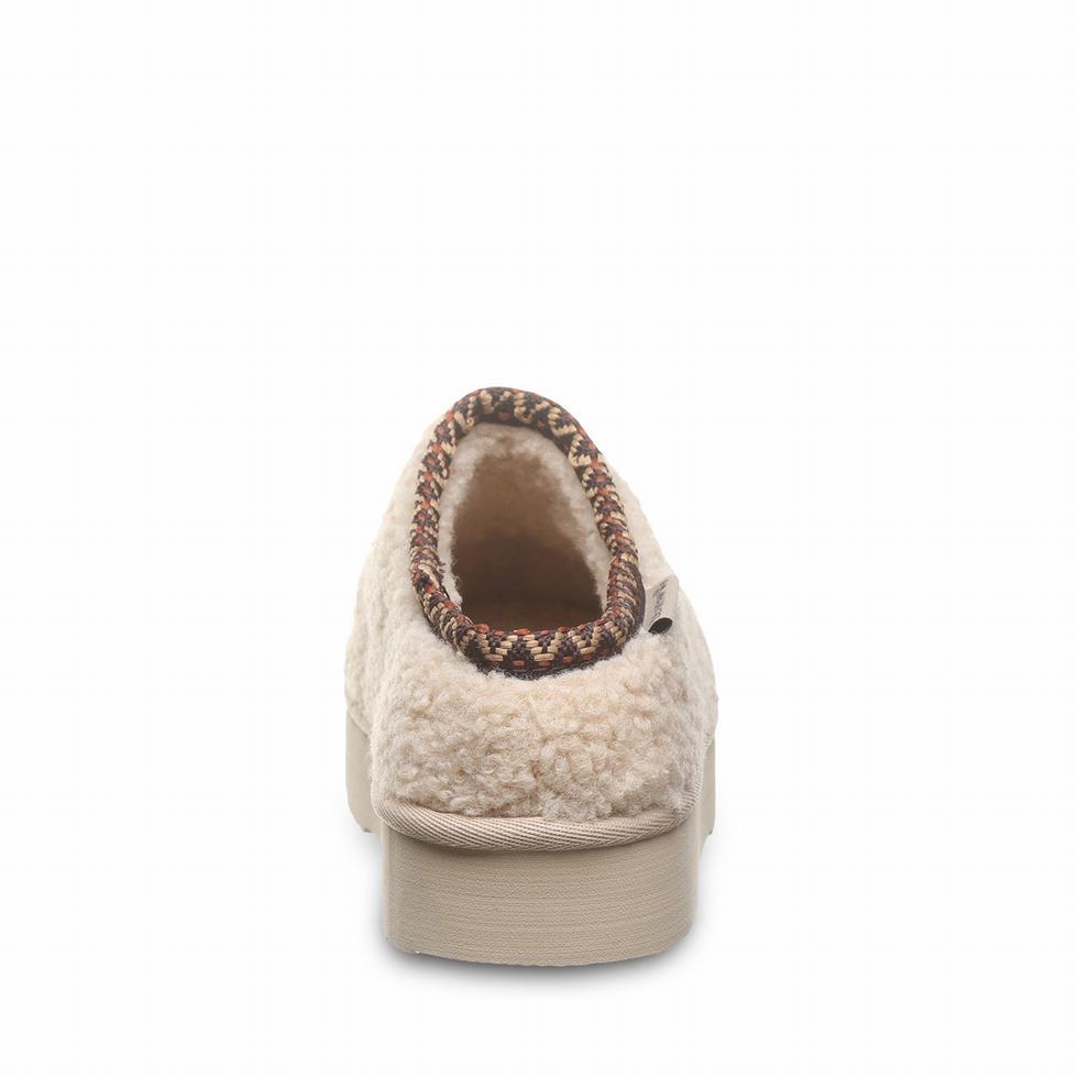 Kapcie Dziecięce Bearpaw Snuggle Martis Youth Beżowe | XVO3421PU