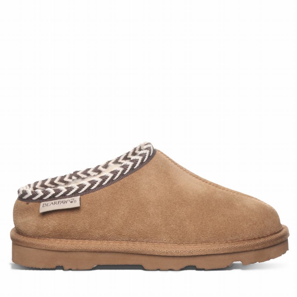 Kapcie Dziecięce Bearpaw Tabitha Youth Brązowe | MSY3732MV